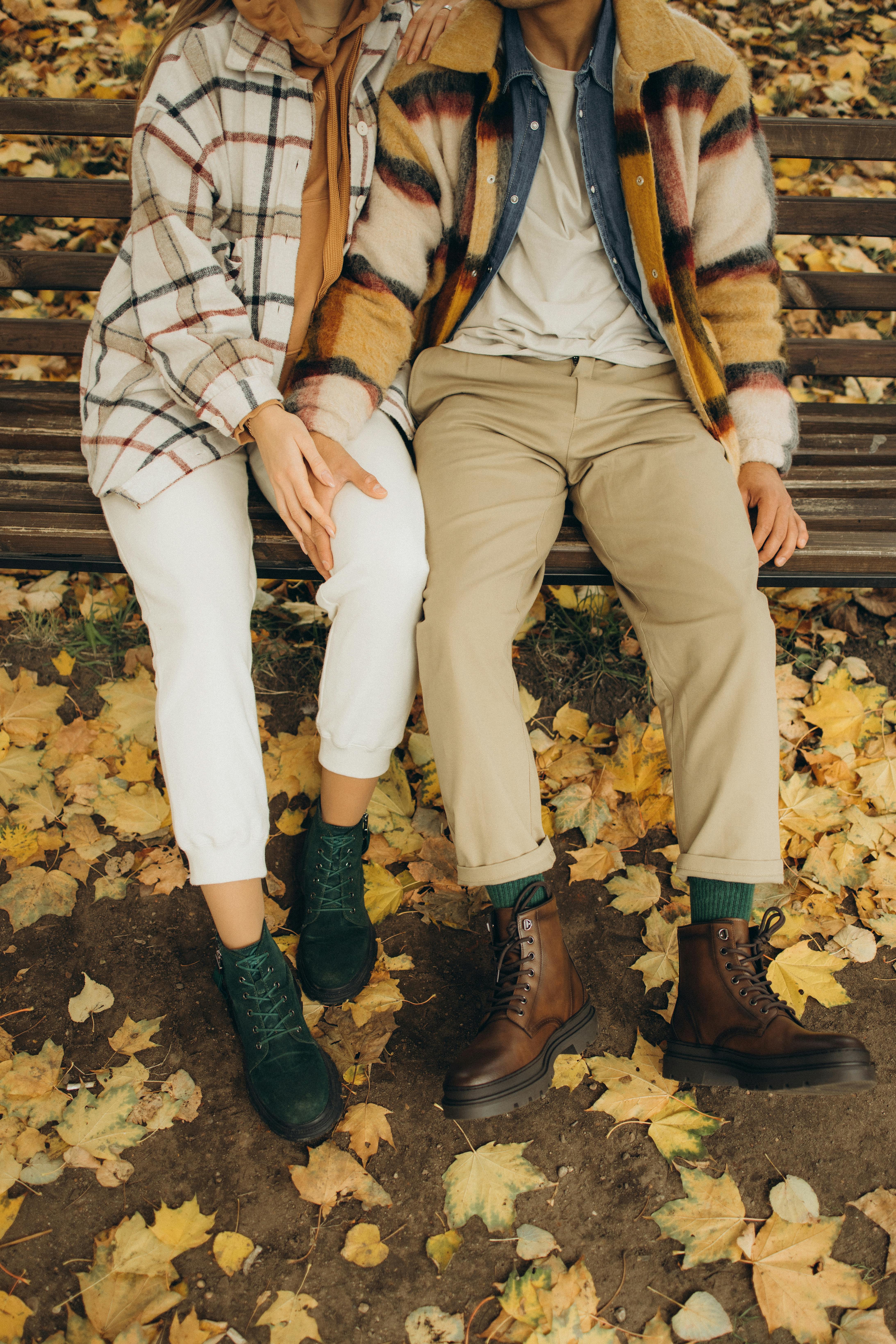 couple sitting on a bench