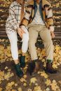 Free stock photo of adult, autumn, boy