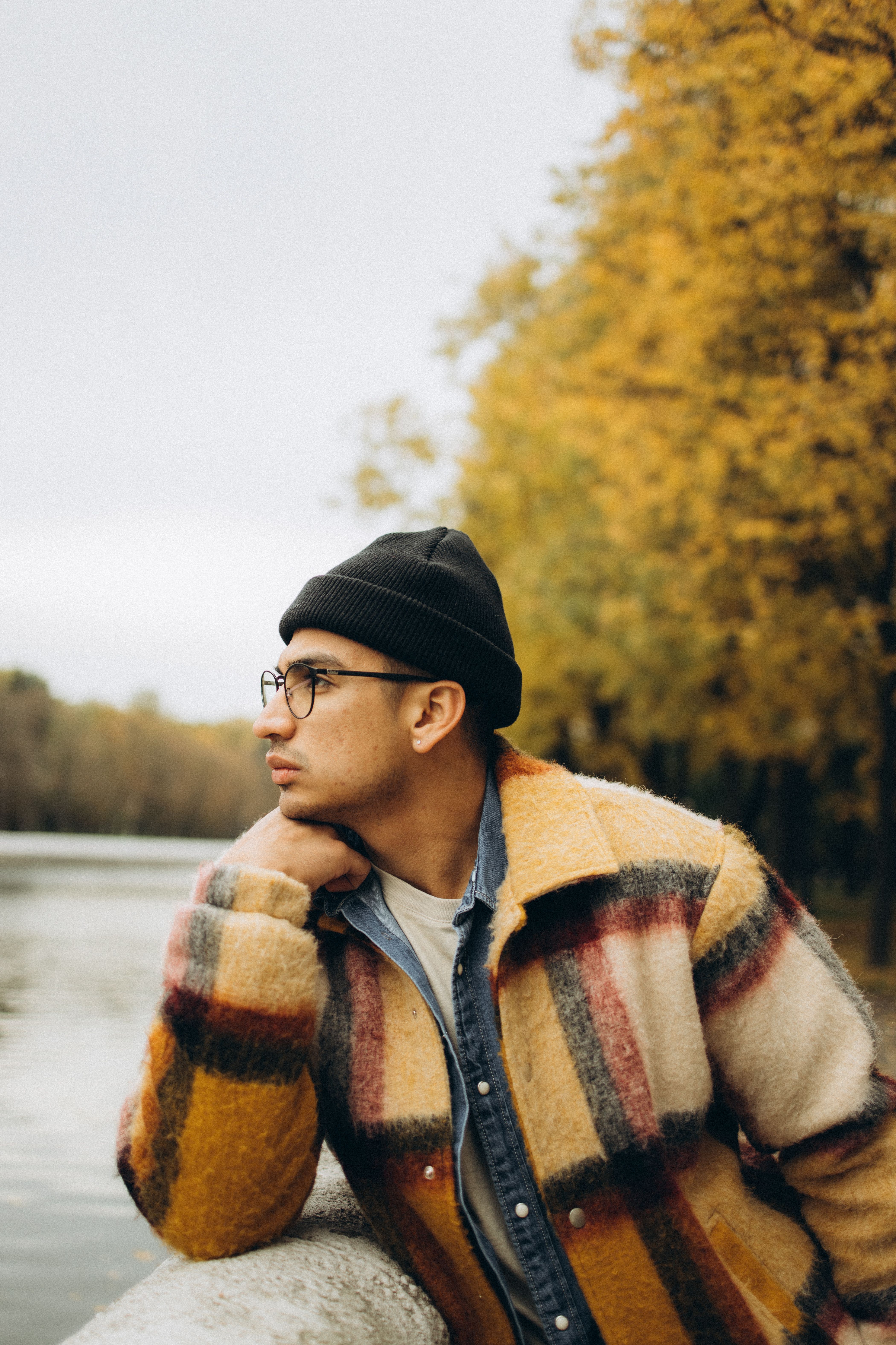 Bouclé Knit Overshirt