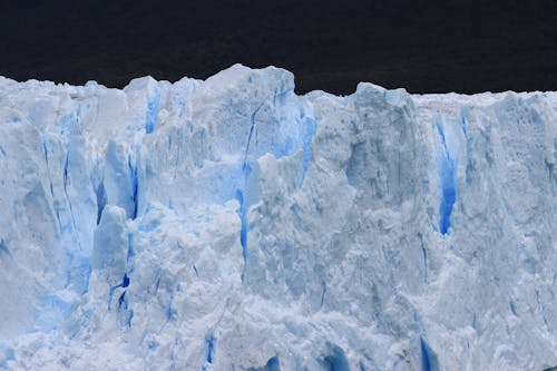 Aerial View of a Glacier 