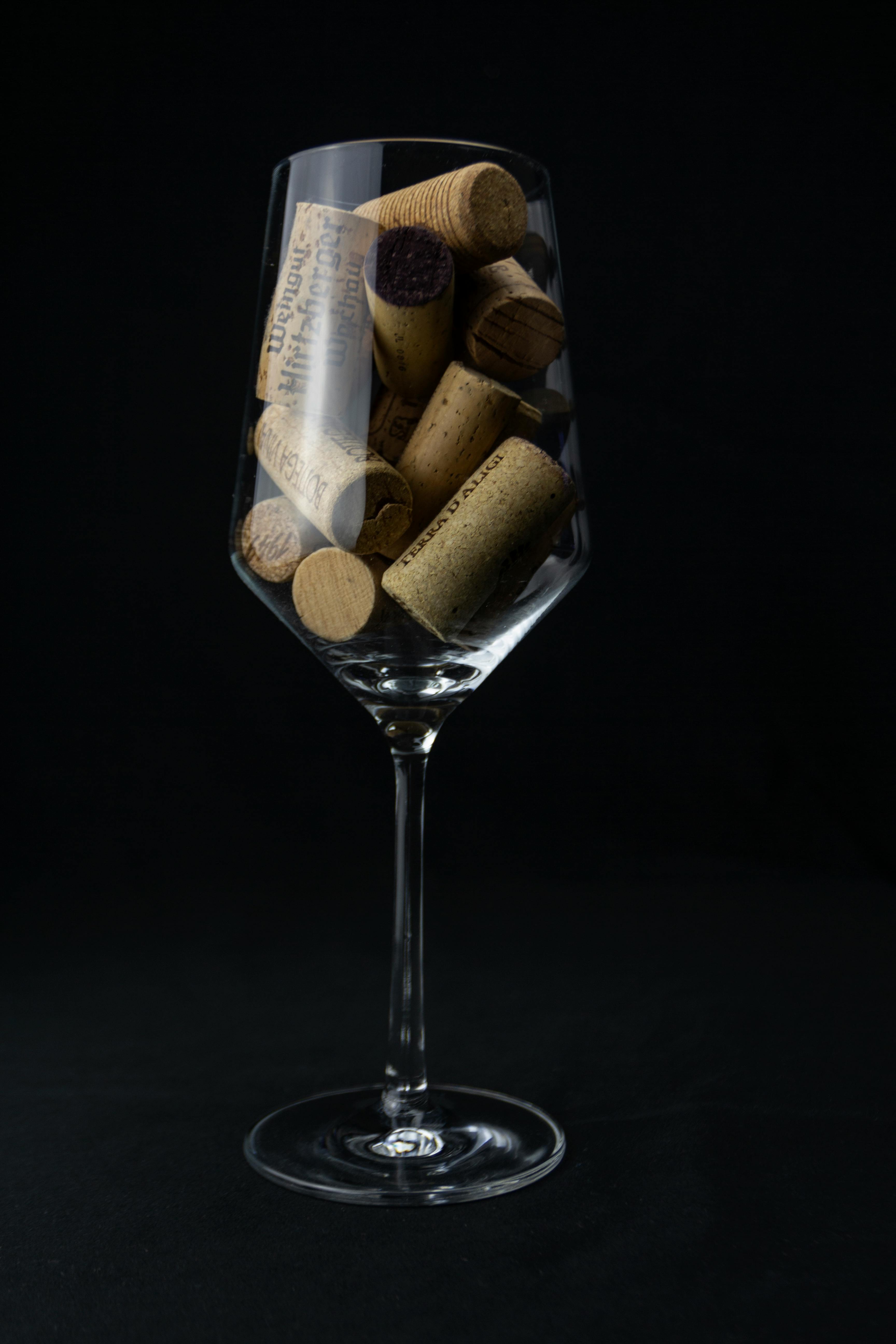 wine glass bokeh photography