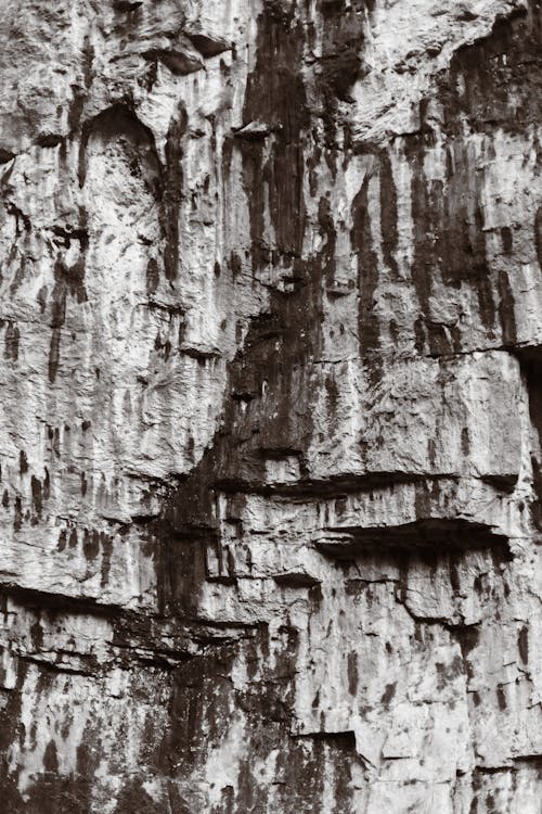 Closeup of a Rough Rock Texture