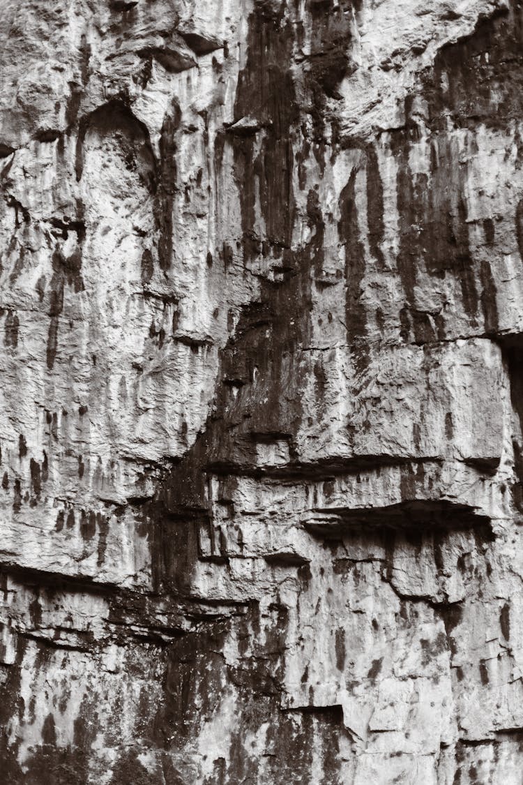 Closeup Of A Rough Rock Texture