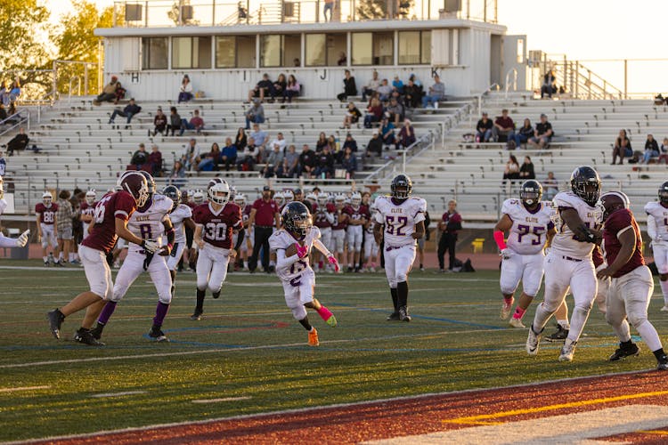 Men Playing Football