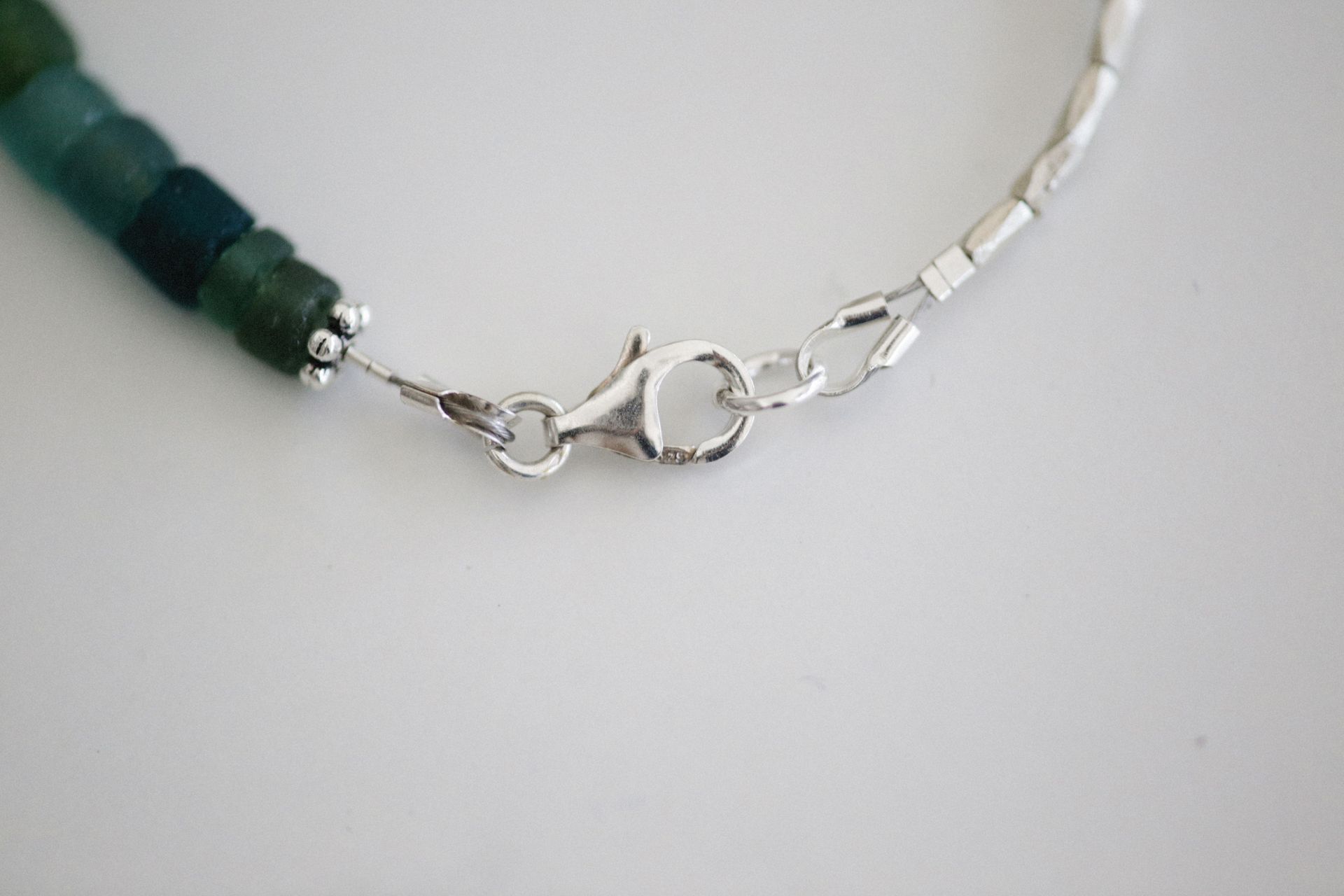 Closeup of a Bracelet Clasp
