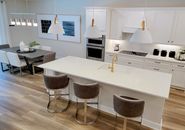 White Wooden Table With Chairs