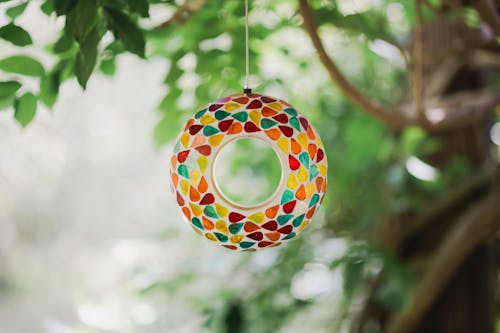 Colorful Round Hanging Ornament