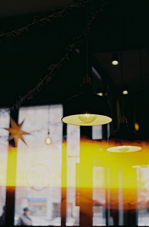 Lamps in Restaurant
