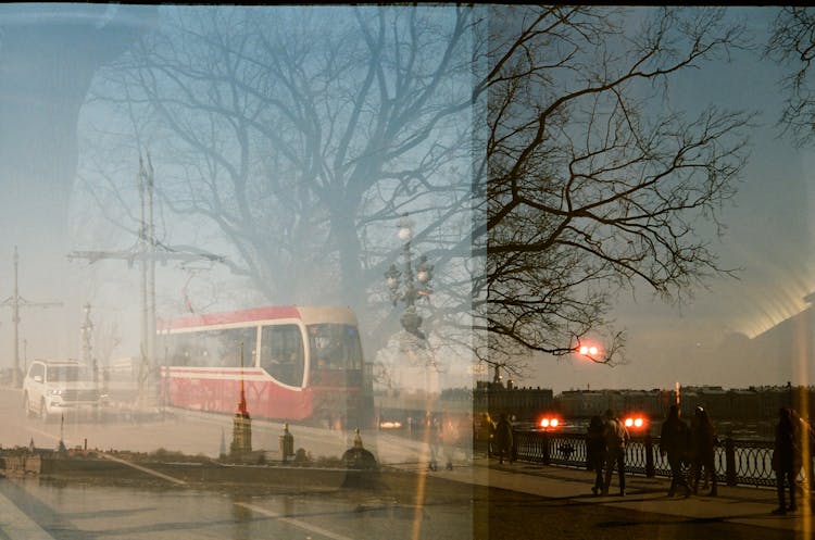 Multiple Exposure Photo Of A City 