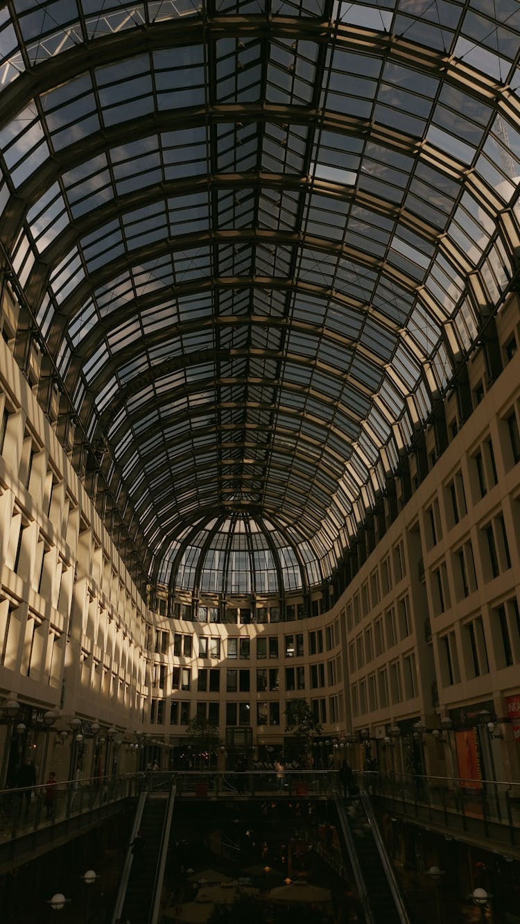 The Glass Ceiling Of Karum Mall In Turkey