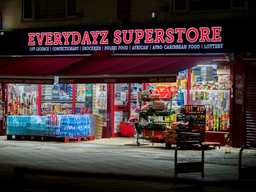 A Store Open at Night