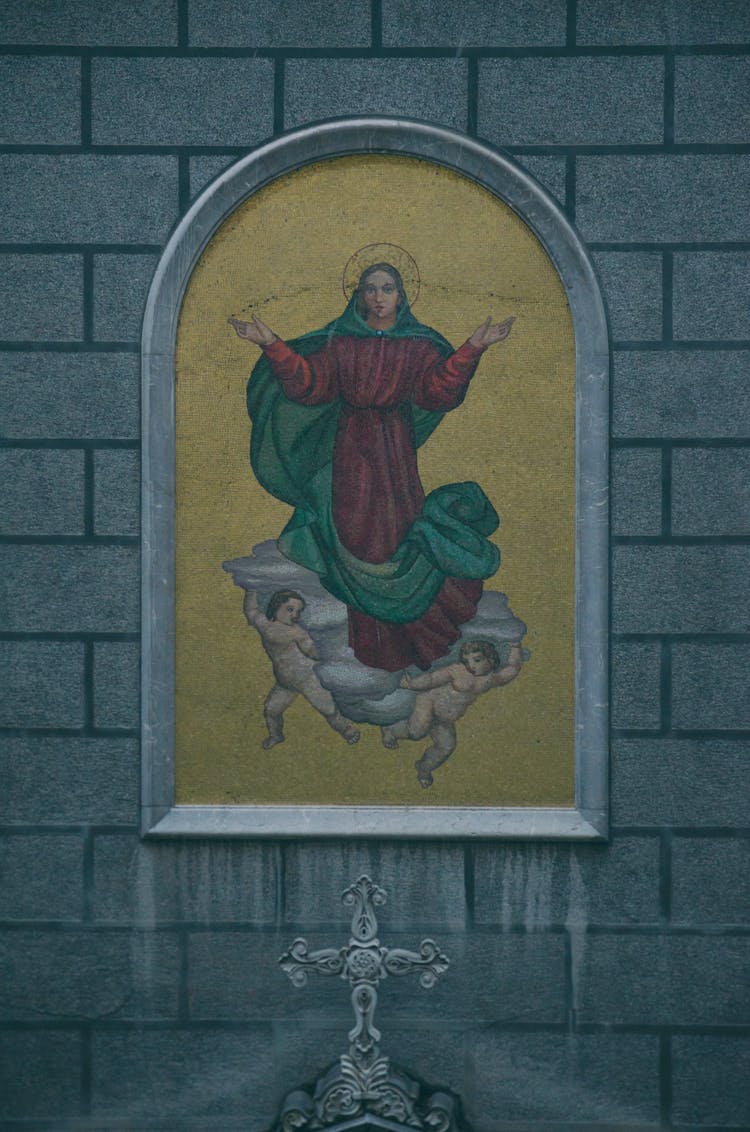 Catholic Painting On Wall