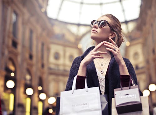 Compras de luxo na Galleria Vittorio Emanuele
