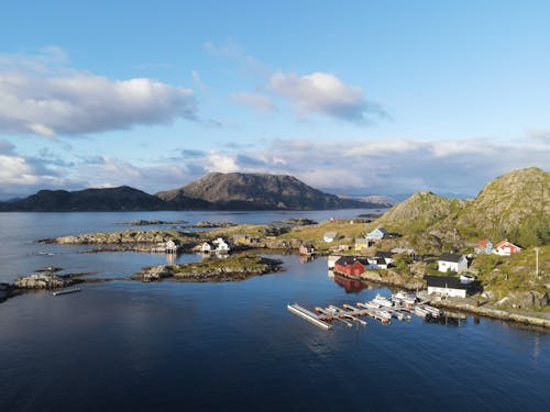 경치가 좋은, 노르웨이, 섬의 무료 스톡 사진
