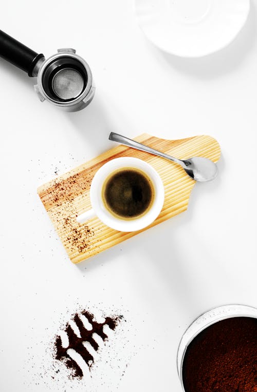 Close-Up Shot of a Cup of Coffee