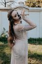 A Female Wearing a Halloween Make up and Costume