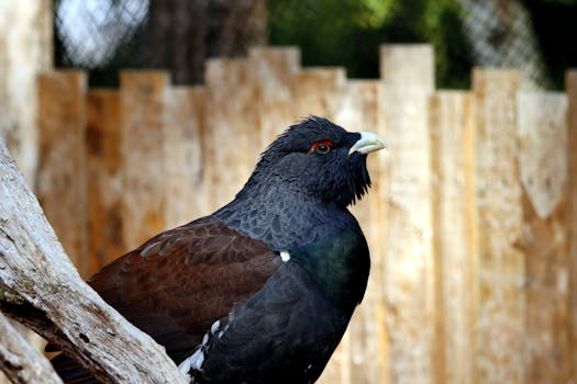 Close up of a Western Capercaillie