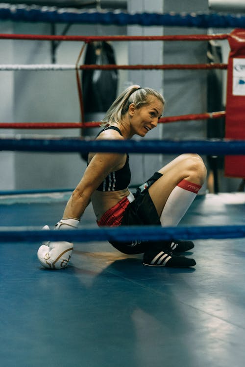 A Woman Doing Boxing