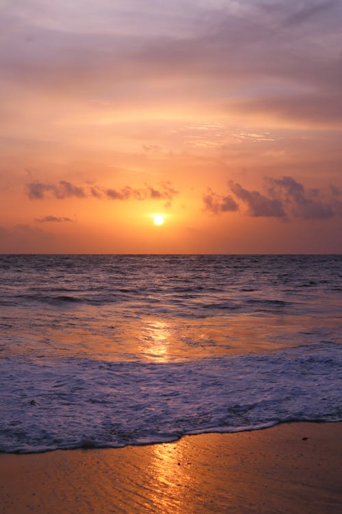 A Beautiful Sunset at the Beach