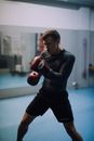 A Man Doing Boxing