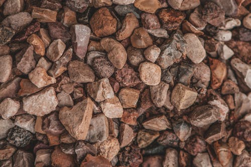 Close-Up Shot of Brown Rocks