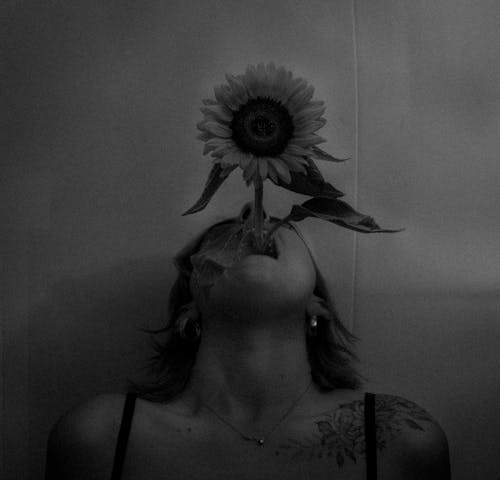 Woman with Sunflower
