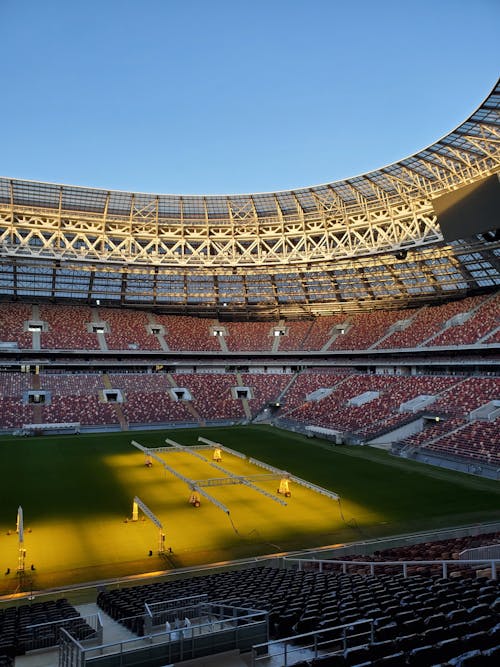 Kostnadsfri bild av fotboll, idrottsarena, kasta