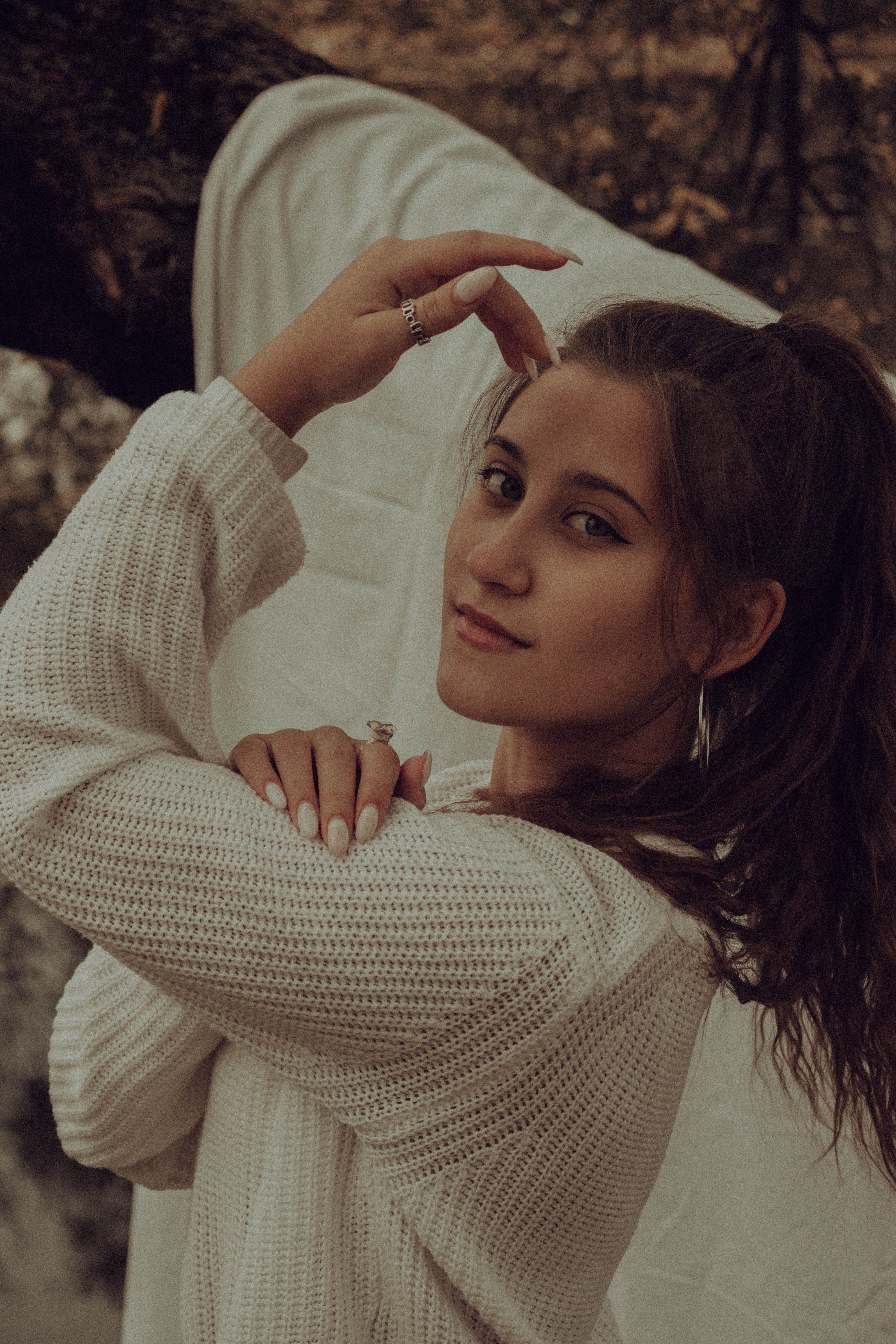 Ivory Cable Knit Sweater