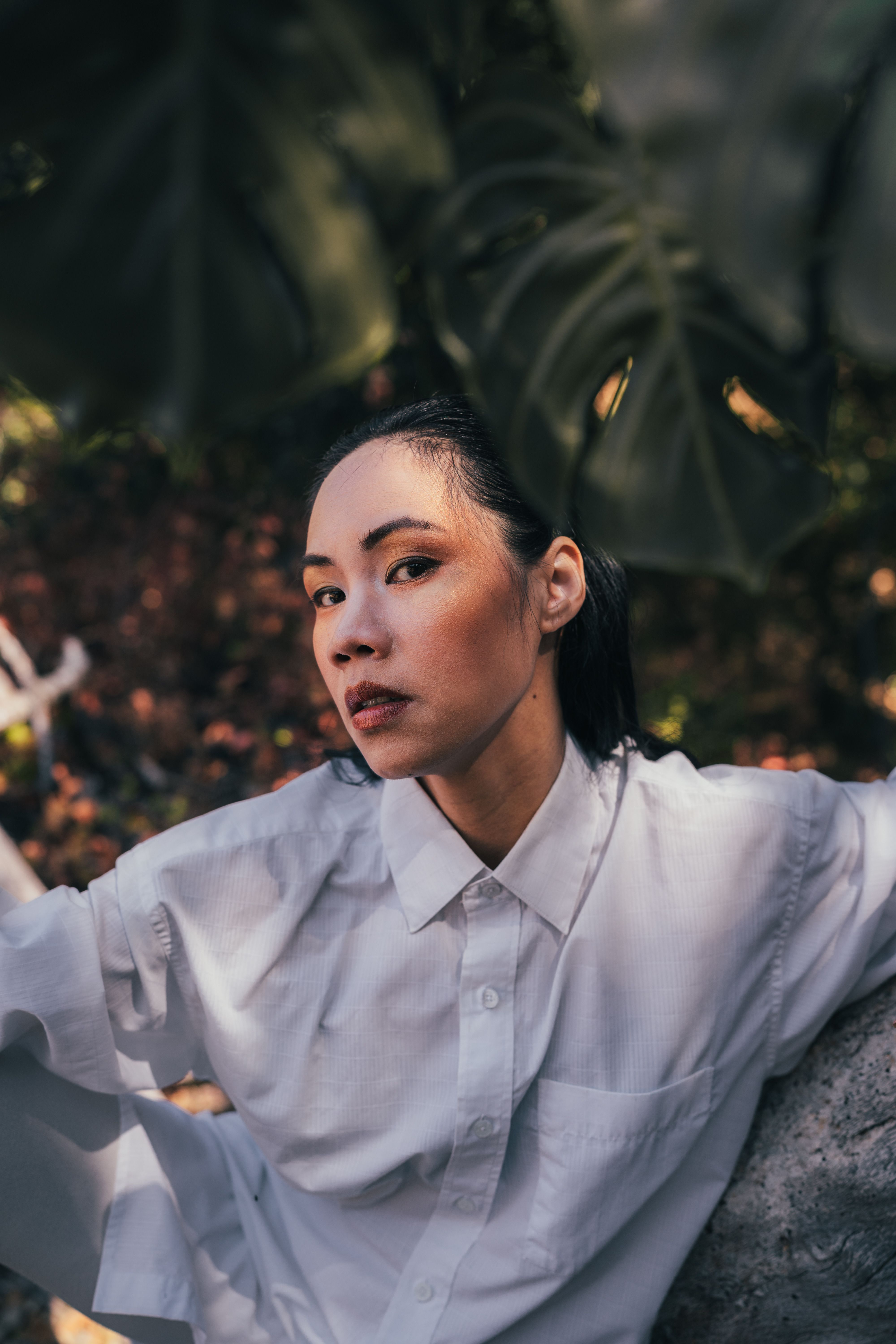 Woman in White Shirt · Free Stock Photo