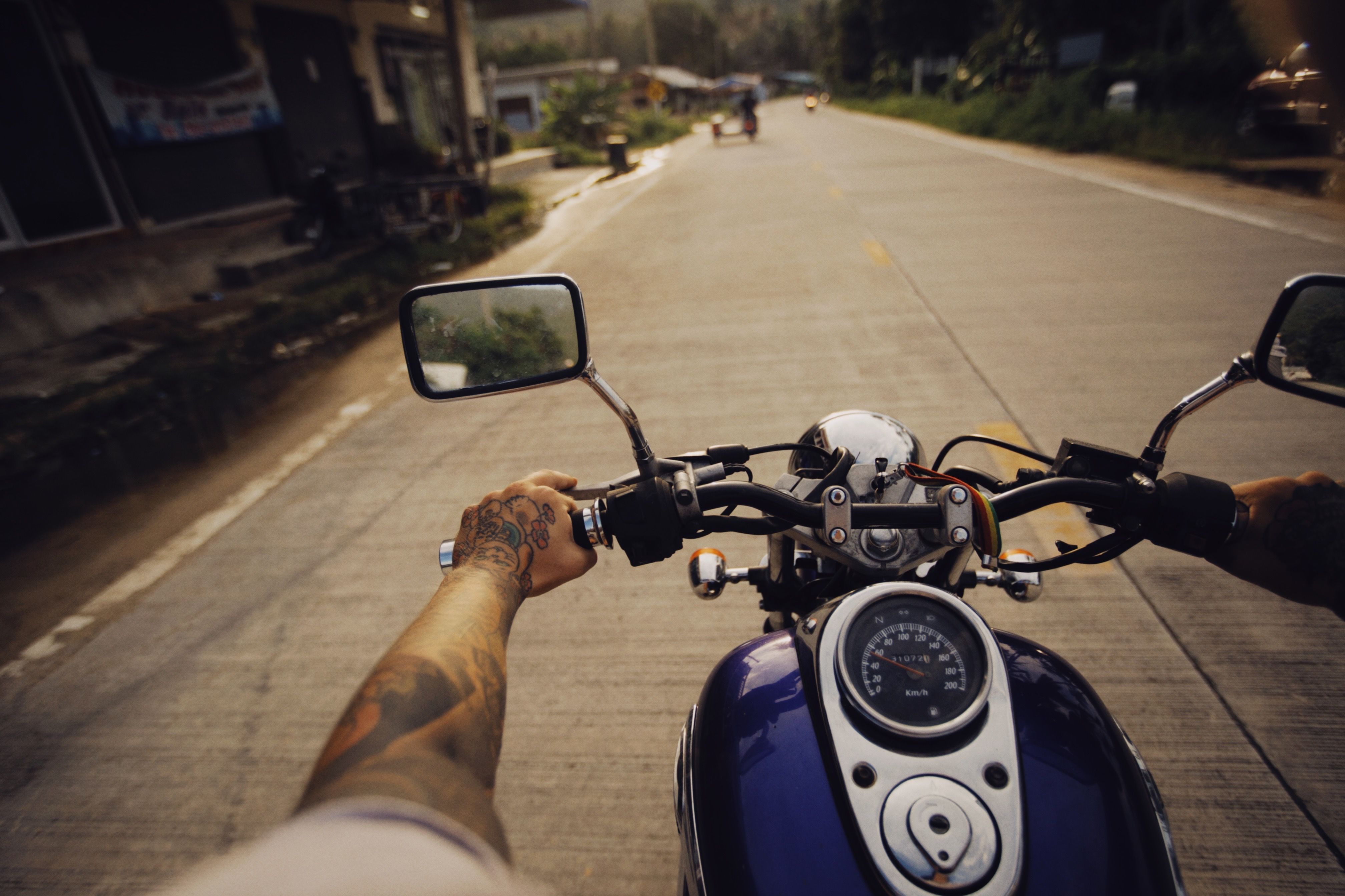 Man Riding Motorcycle · Free Stock Photo
