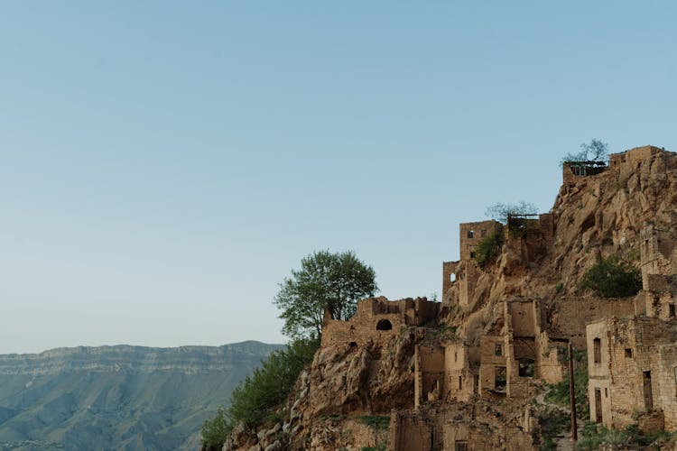 A Historical Building On The Mountain