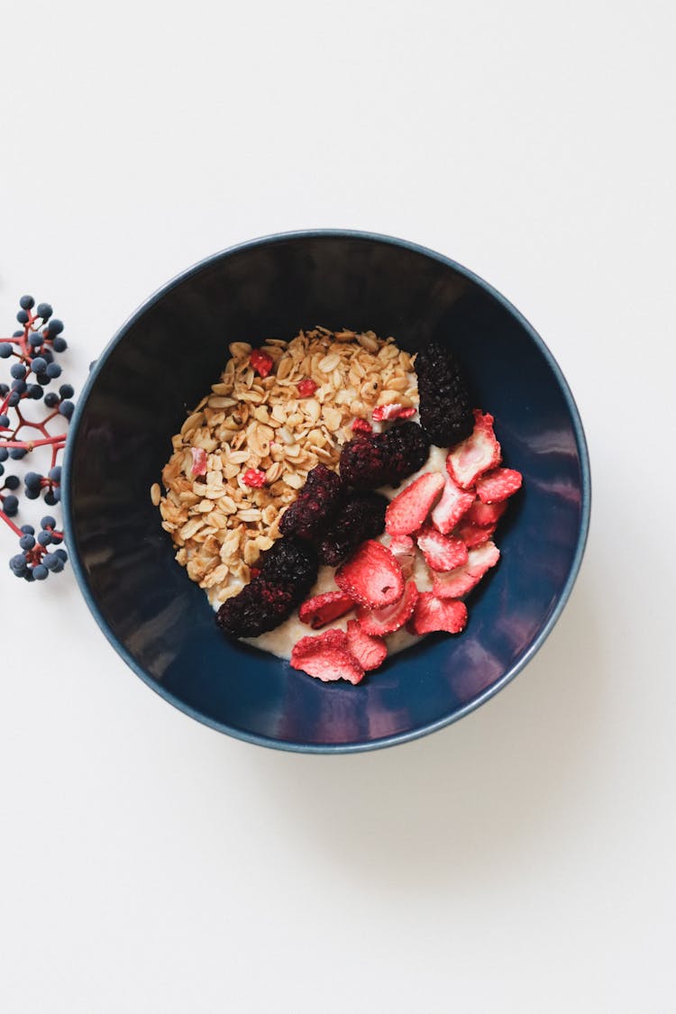 Bowl Of Muesli With Fruit