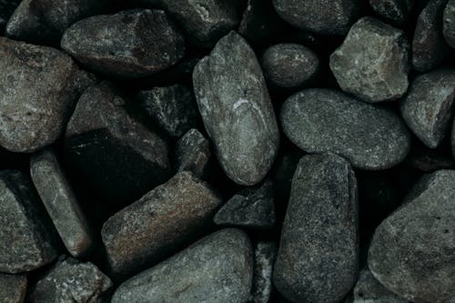 Close-Up Shot of Gray Stones