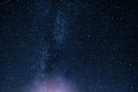 A breathtaking view of a starry night sky showcasing the Milky Way galaxy.