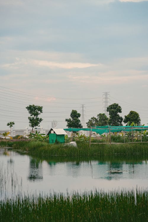 
A Farm by a River