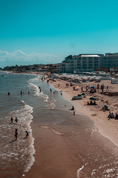 Free stock photo of beach, blue sky, nikon Stock Photo