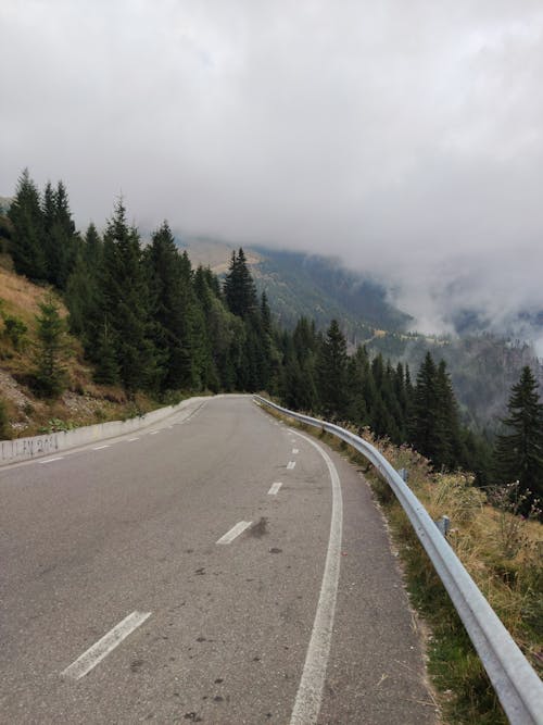 Asphalt Road on Mountain