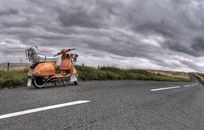 Photography of Classic Motorcycle on Road