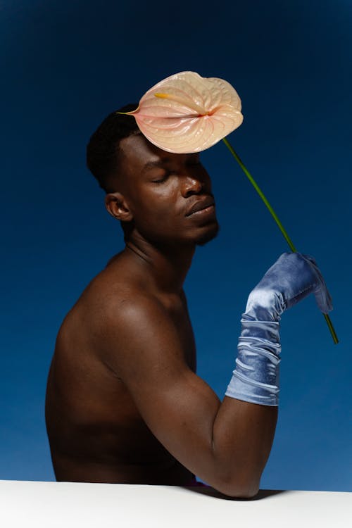 A Man with a Flower