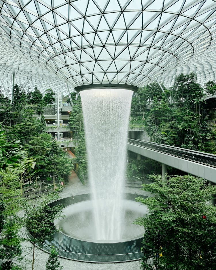 Jewel Changi Airport In Singapore