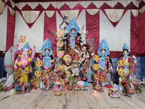 din, heykeller, Hindu içeren Ücretsiz stok fotoğraf