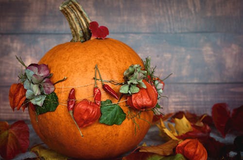 Halloween Decoration with Pumpkin