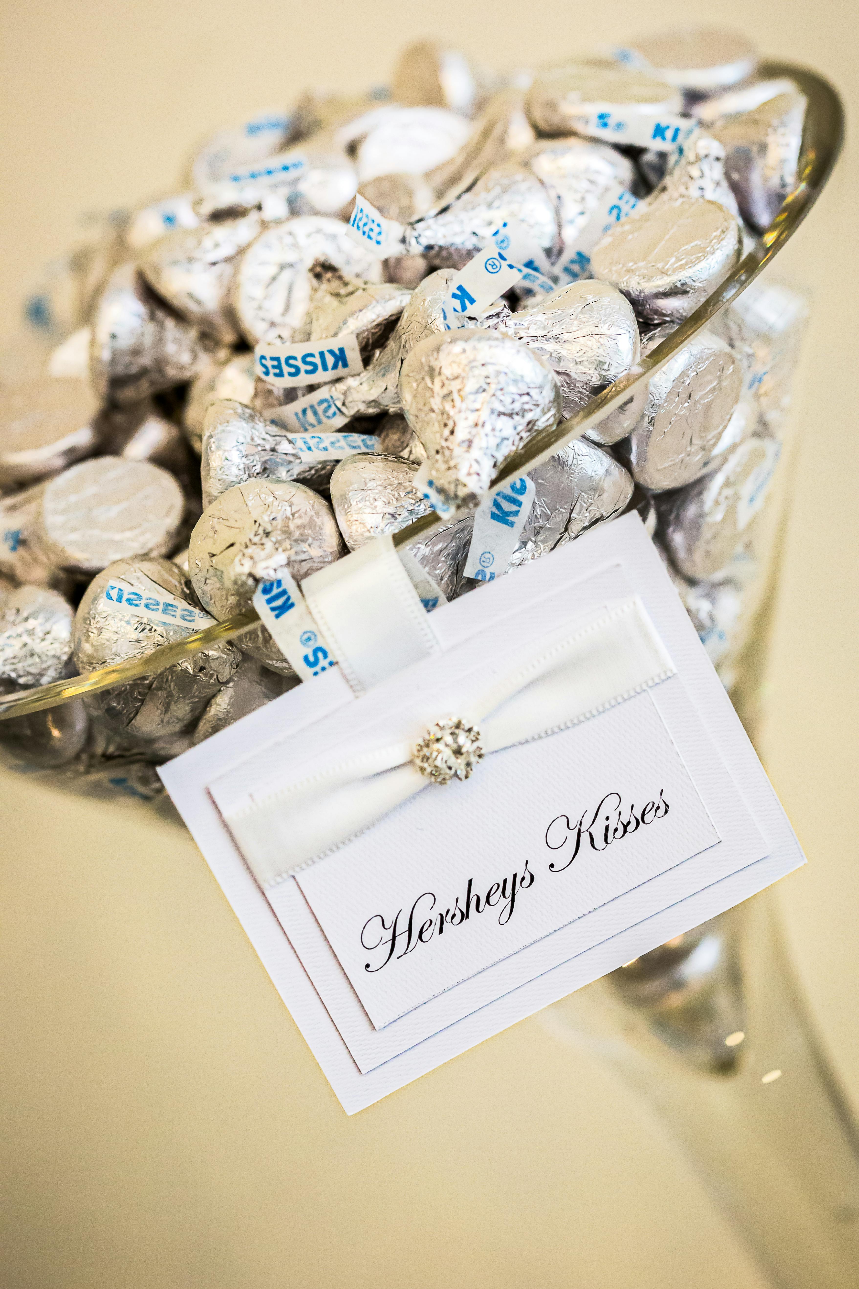 Hersheys Kisses on Glass Container · Free Stock Photo