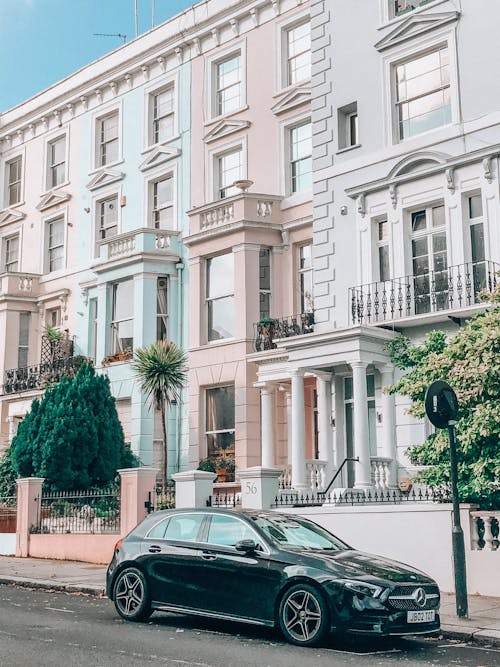 Mercedes Car Parked in a Residential Area