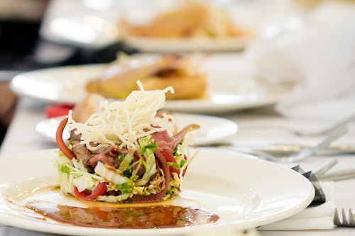 Foto profissional grátis de alimento, Alta gastronomia, entrée