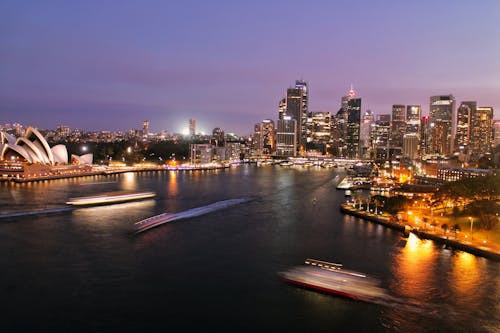 Free Aerial View of Sydney Stock Photo