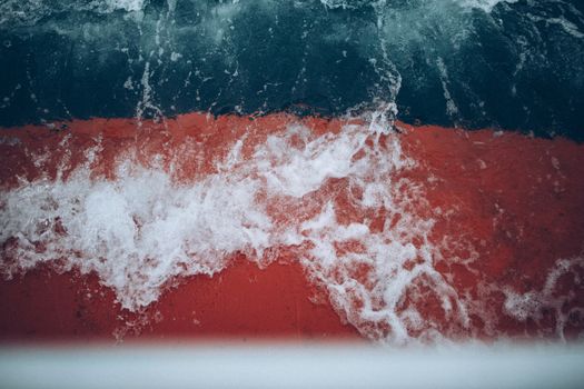Waves Crashing on a Watercraft