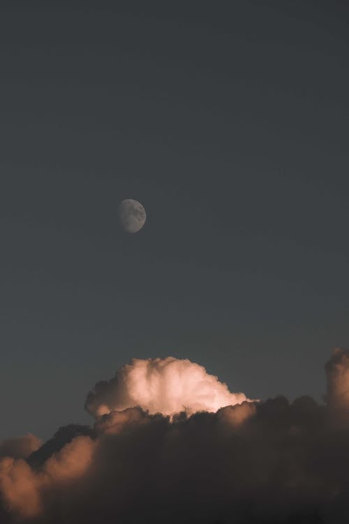 Moon above Clouds