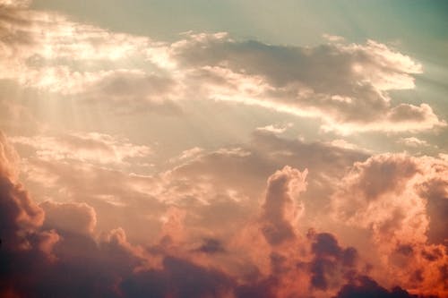 Foto stok gratis awan, bentangan awan, cahaya matahari