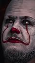 Close-Up Shot of Person Wearing a Scary Makeup